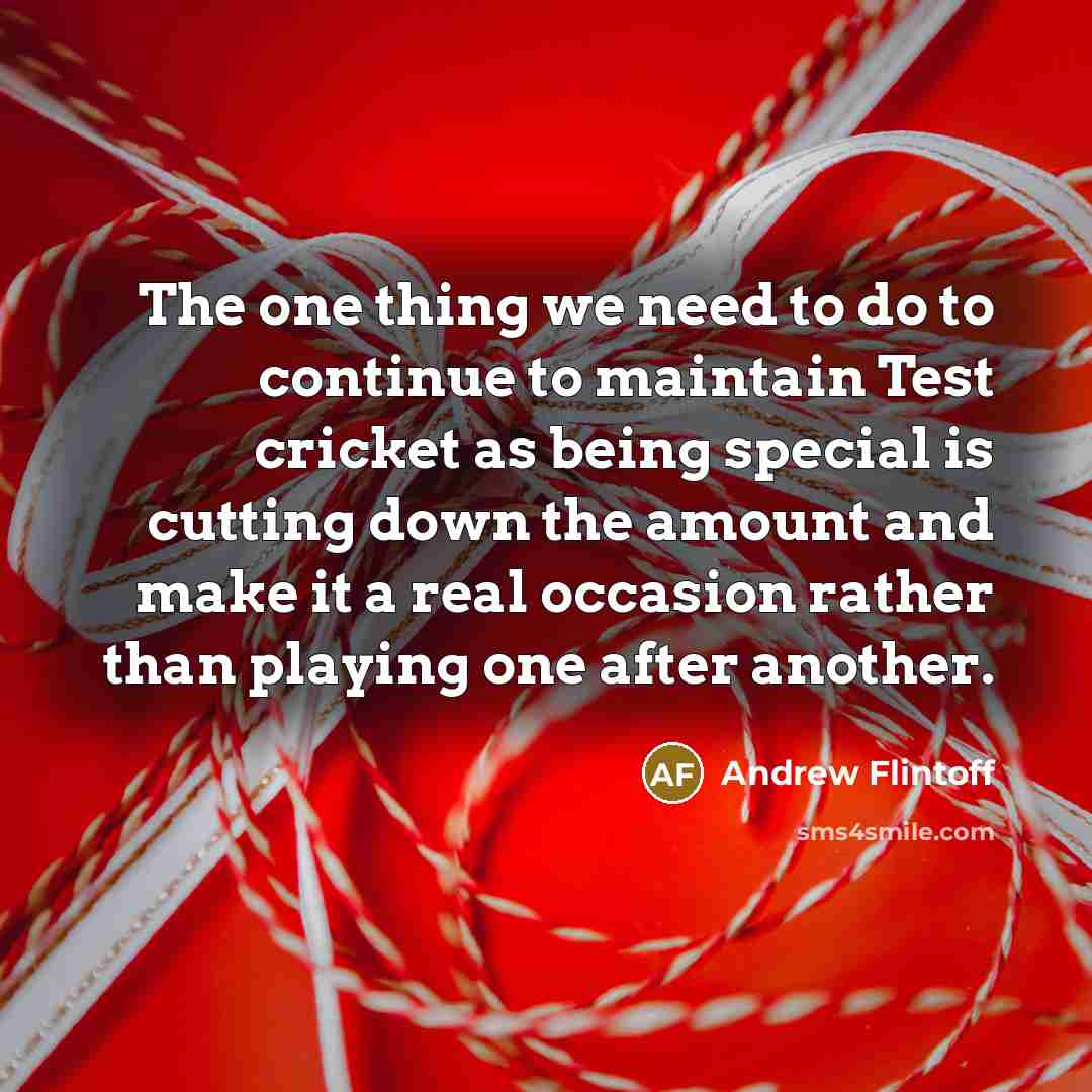 “The one thing we need to do to continue to…” quote by Andrew Flintoff