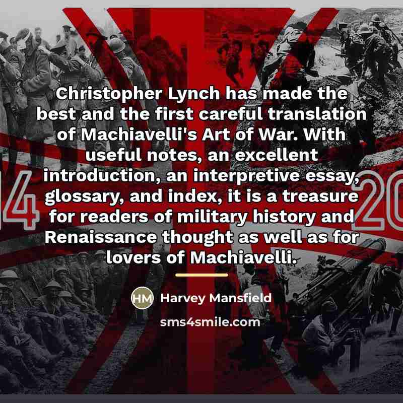 “Christopher Lynch has made the best and the first careful…” quote by Harvey Mansfield