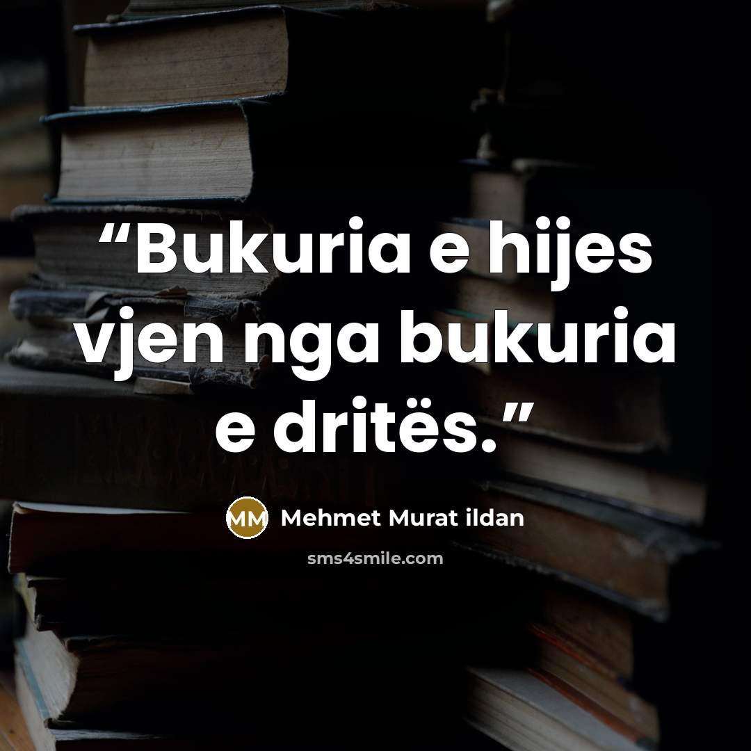 “Bukuria e hijes vjen nga bukuria e dritës.” quote by Mehmet Murat ildan