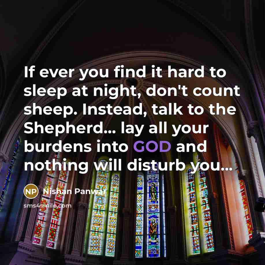 “If ever you find it hard to sleep at night,…” quote by Nishan Panwar