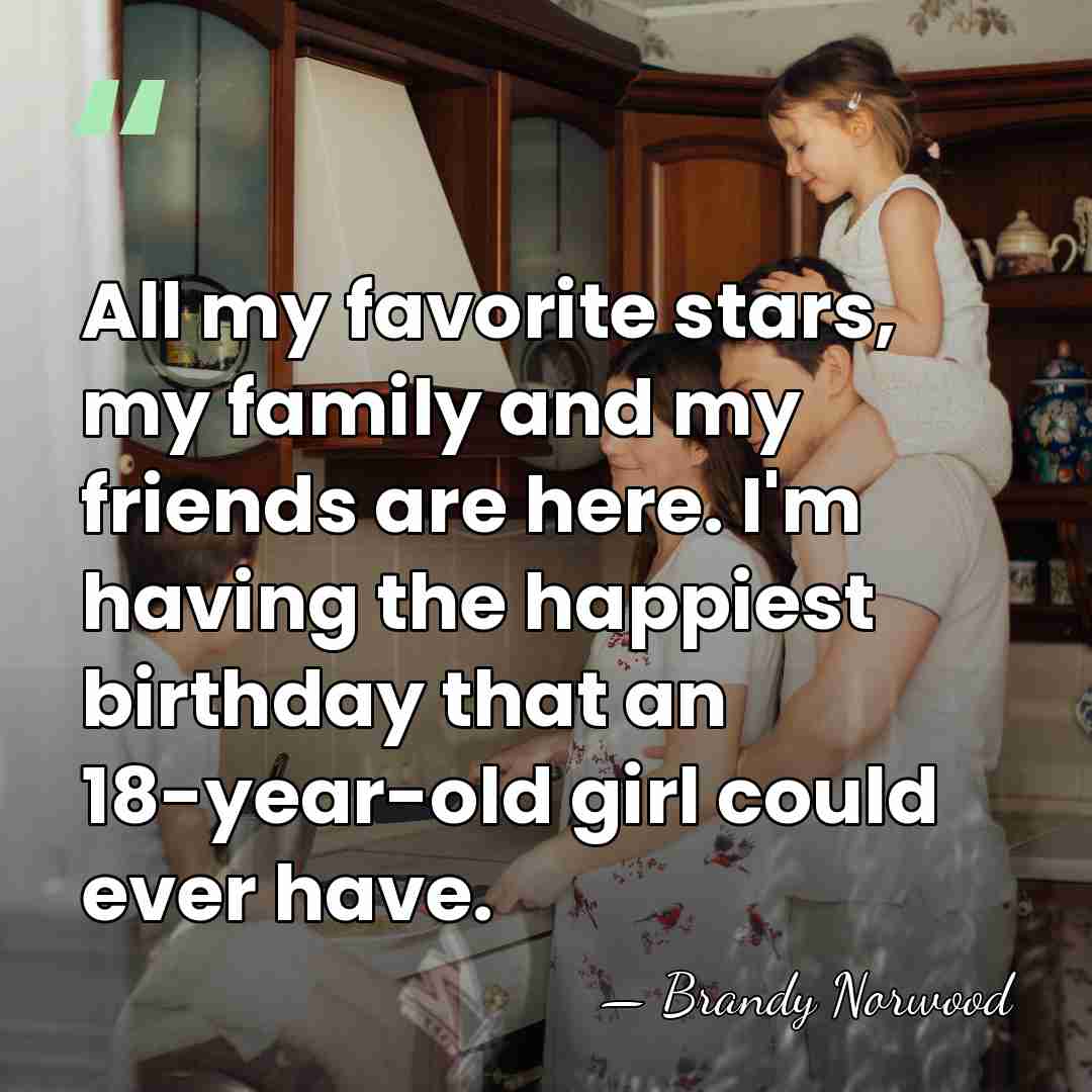All my favorite stars, my family and my friends are here. I'm&hellip; - Brandy Norwood