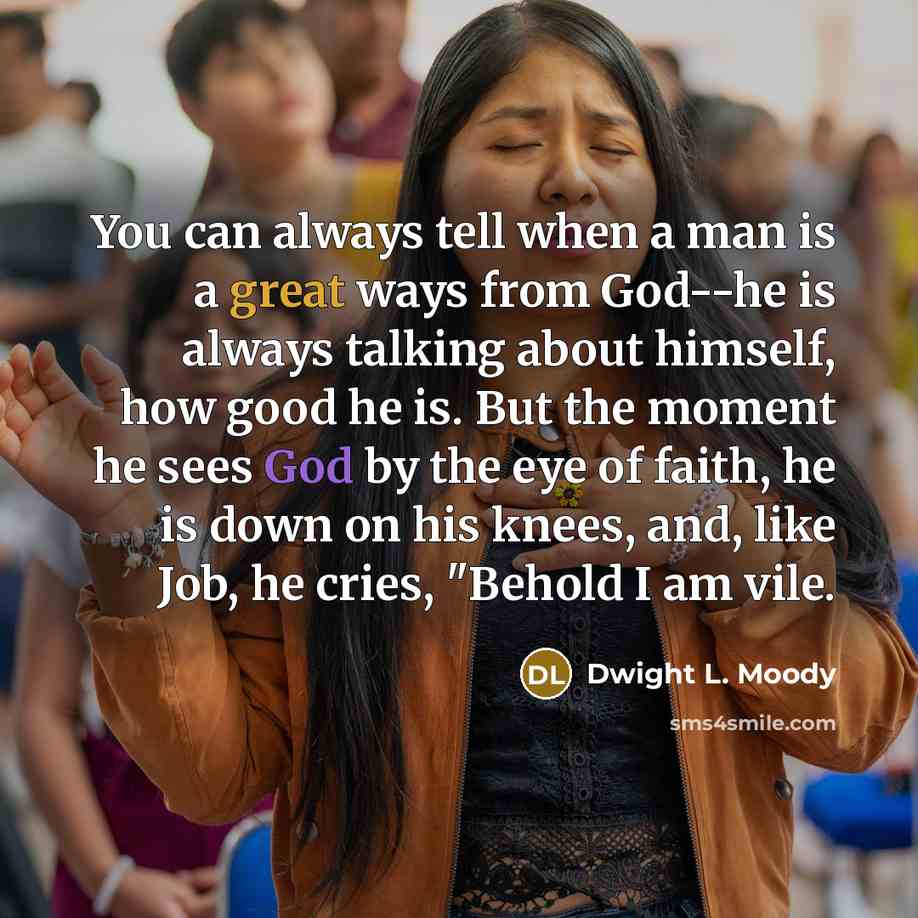 “You can always tell when a man is a great…” quote by Dwight L. Moody