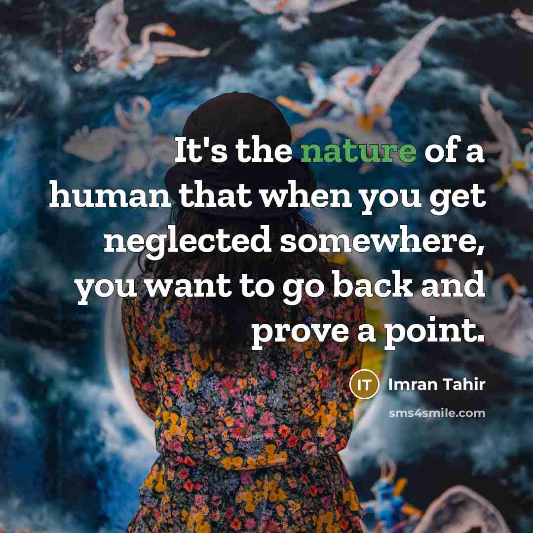 “It's the nature of a human that when you get…” quote by Imran Tahir