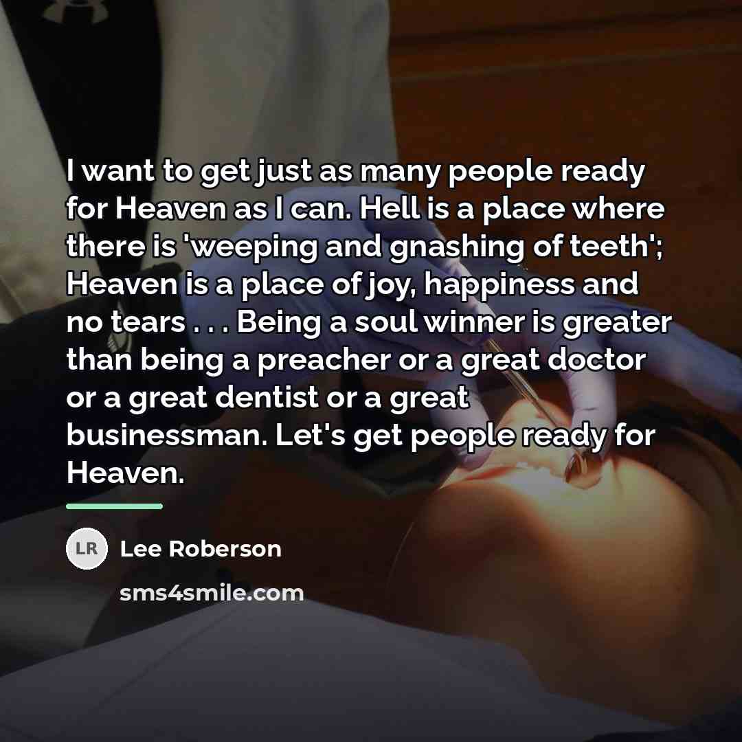 “I want to get just as many people ready for…” quote by Lee Roberson