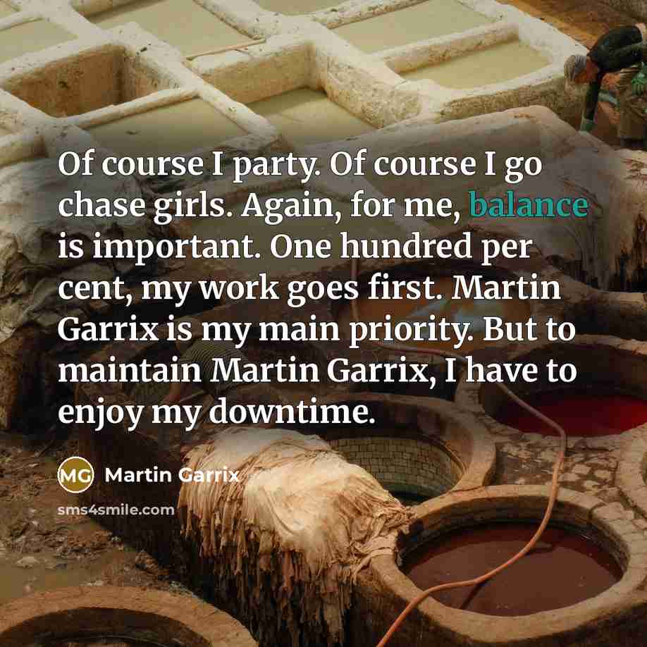 “Of course I party. Of course I go chase girls.…” quote by Martin Garrix