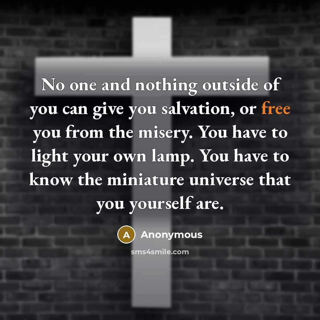 “No one and nothing outside of you can give you…” quote by Anonymous
