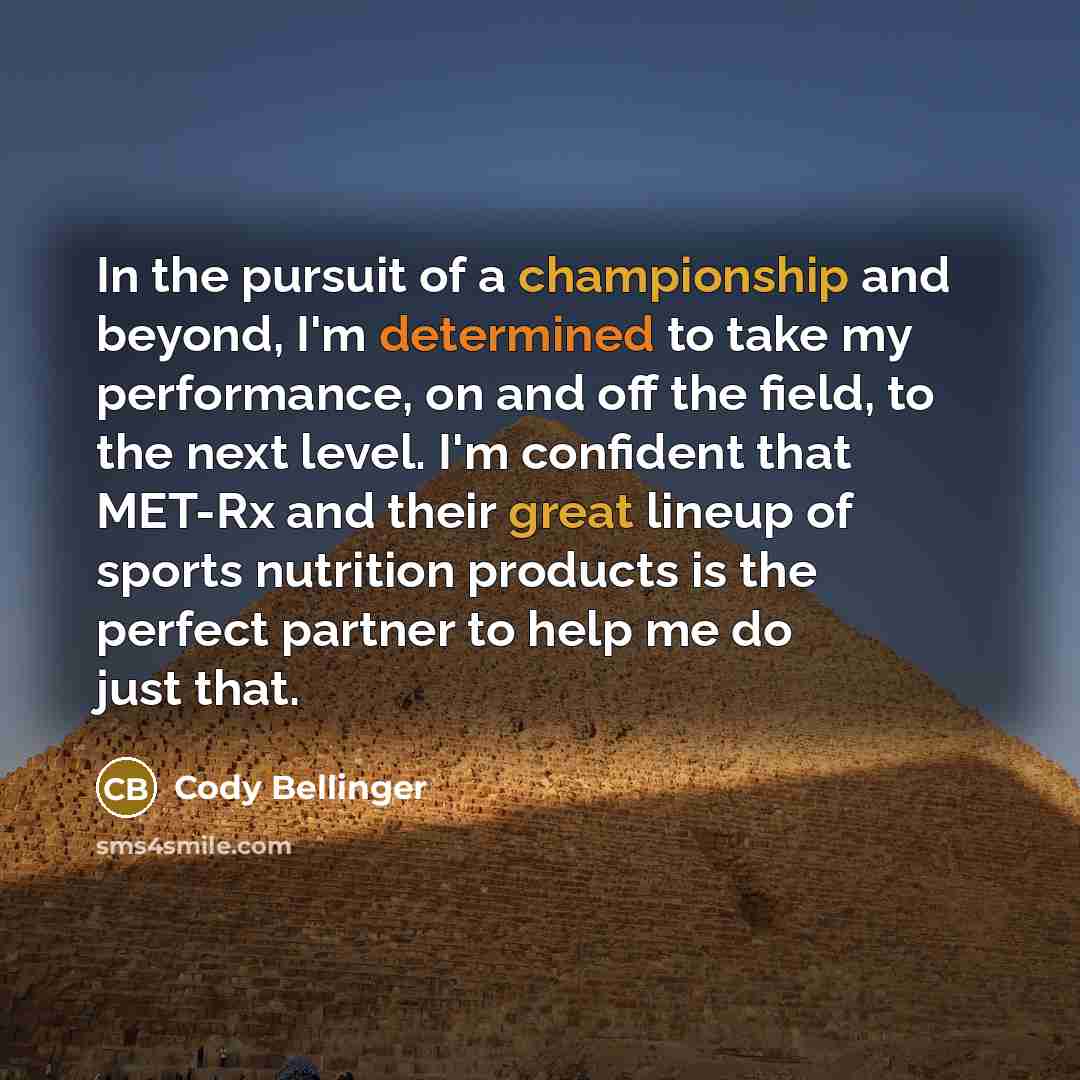 “In the pursuit of a championship and beyond, I'm determined…” quote by Cody Bellinger