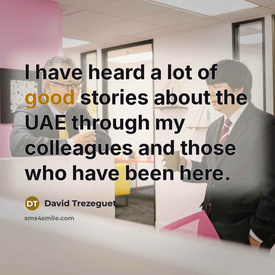 “I have heard a lot of good stories about the…” quote by David Trezeguet
