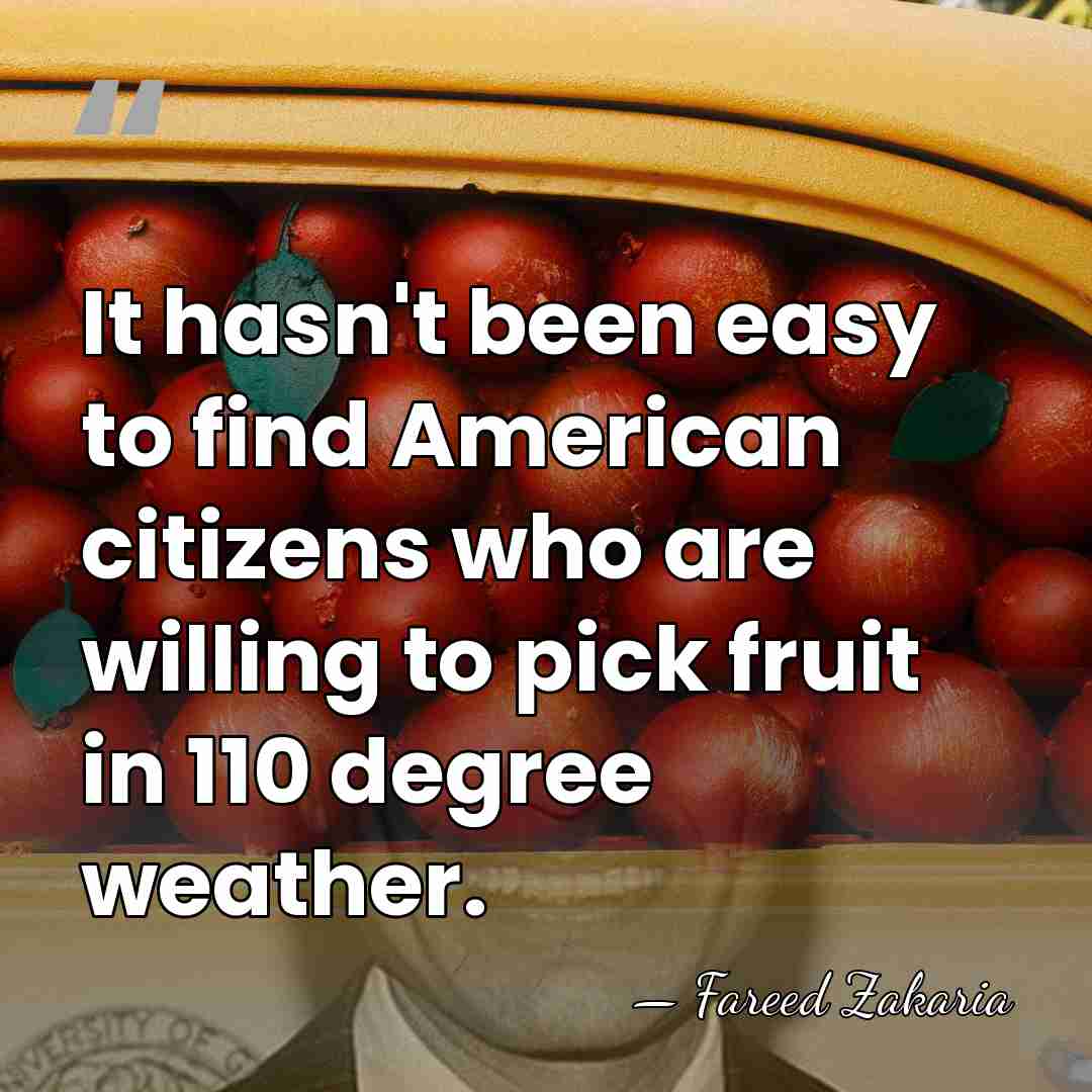 It hasn't been easy to find American citizens who are willing to&hellip; - Fareed Zakaria