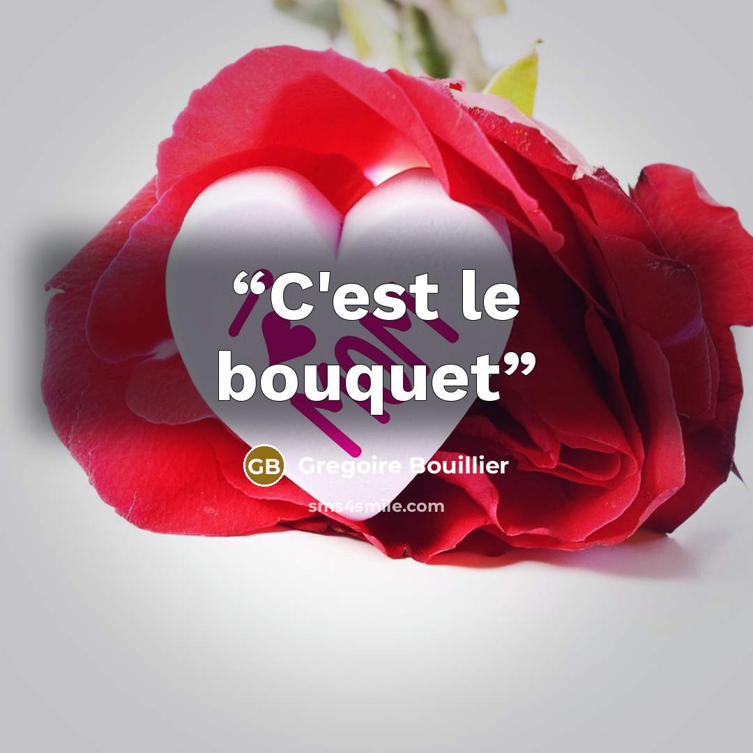 “C'est le bouquet” quote by Gregoire Bouillier
