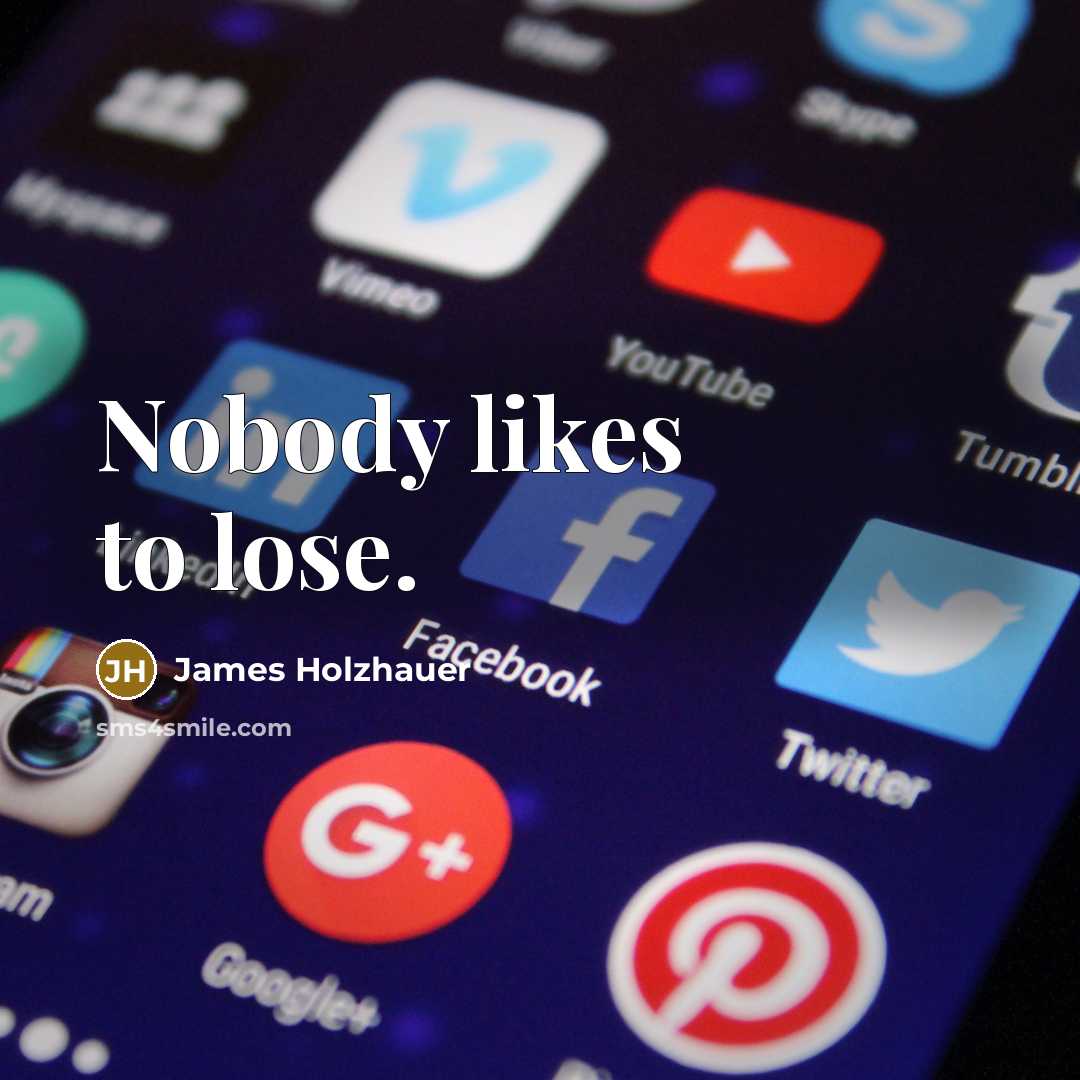 “Nobody likes to lose.…” quote by James Holzhauer