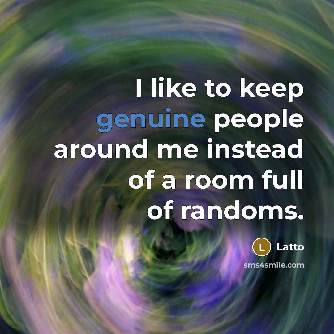 “I like to keep genuine people around me instead of…” quote by Latto