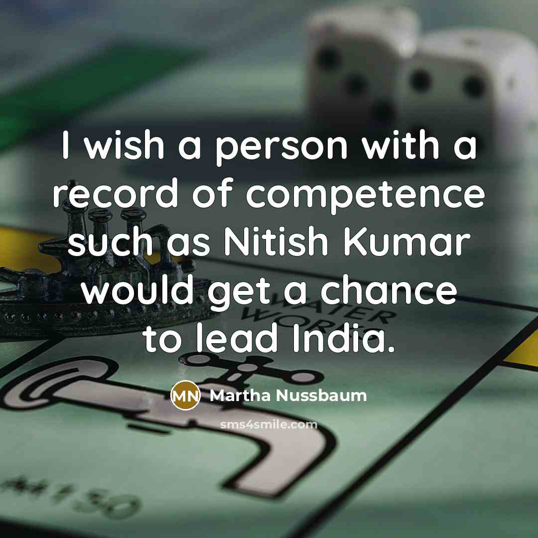 “I wish a person with a record of competence such…” quote by Martha Nussbaum