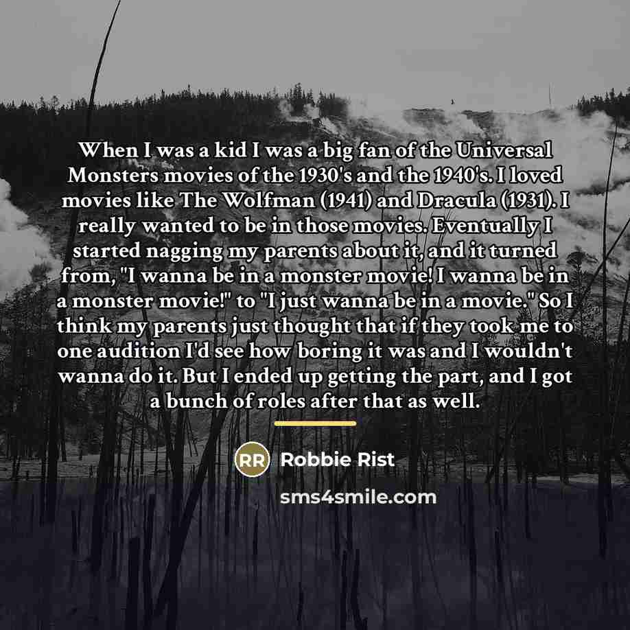 “When I was a kid I was a big fan…” quote by Robbie Rist
