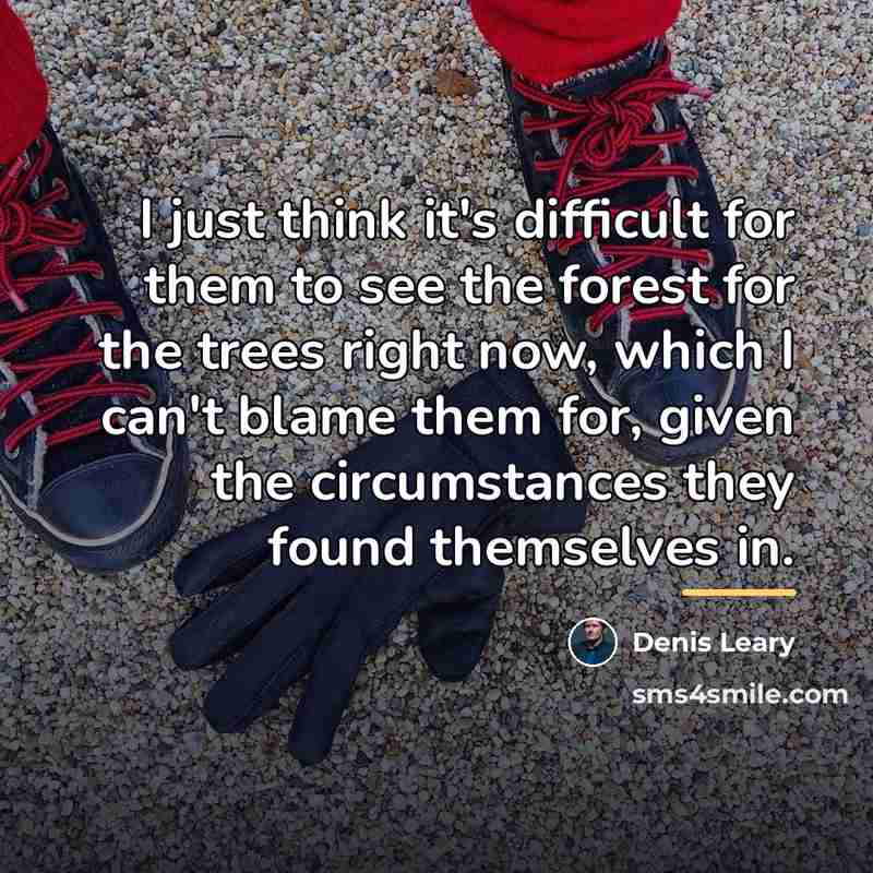 “I just think it's difficult for them to see the…” quote by Denis Leary
