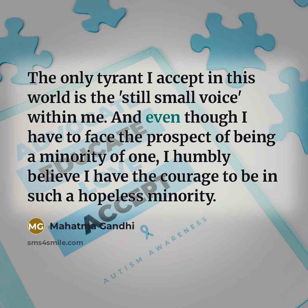 “The only tyrant I accept in this world is the…” quote by Mahatma Gandhi
