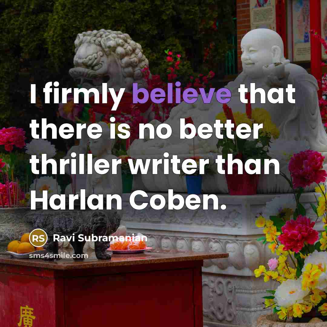 “I firmly believe that there is no better thriller writer…” quote by Ravi Subramanian
