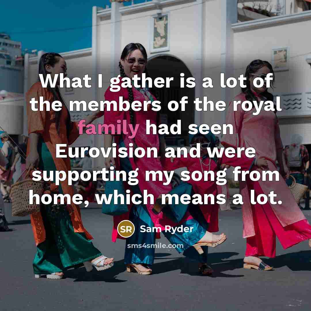 “What I gather is a lot of the members of…” quote by Sam Ryder