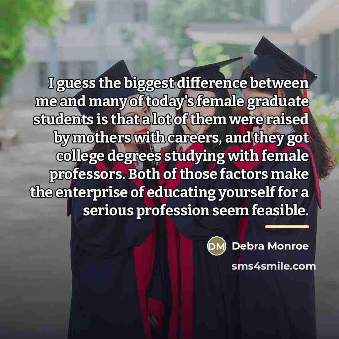 “I guess the biggest difference between me and many of…” quote by Debra Monroe