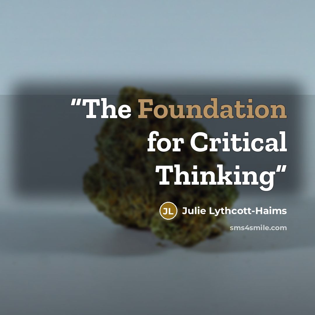“The Foundation for Critical Thinking” quote by Julie Lythcott-Haims