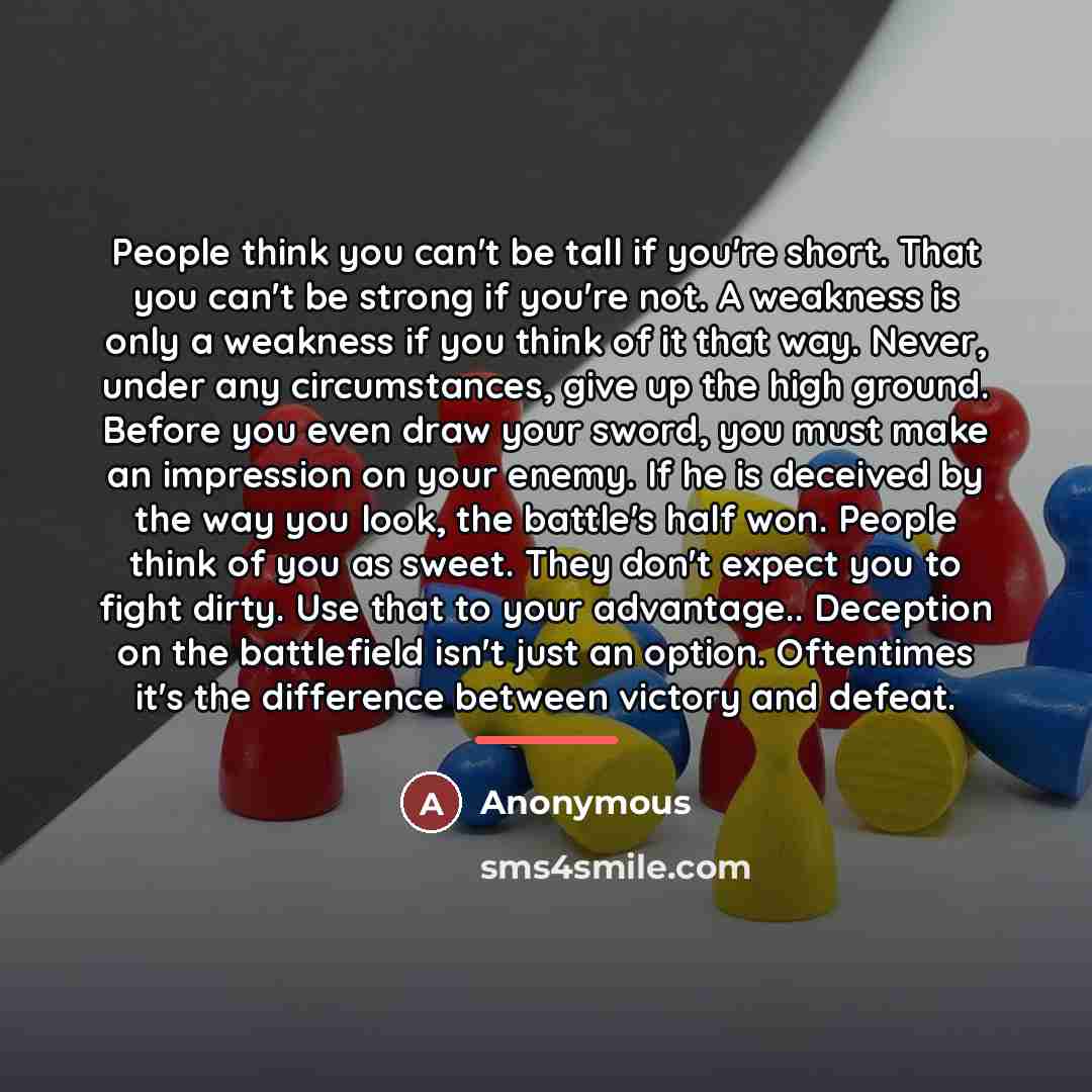 “People think you can't be tall if you're short. That…” quote by Anonymous