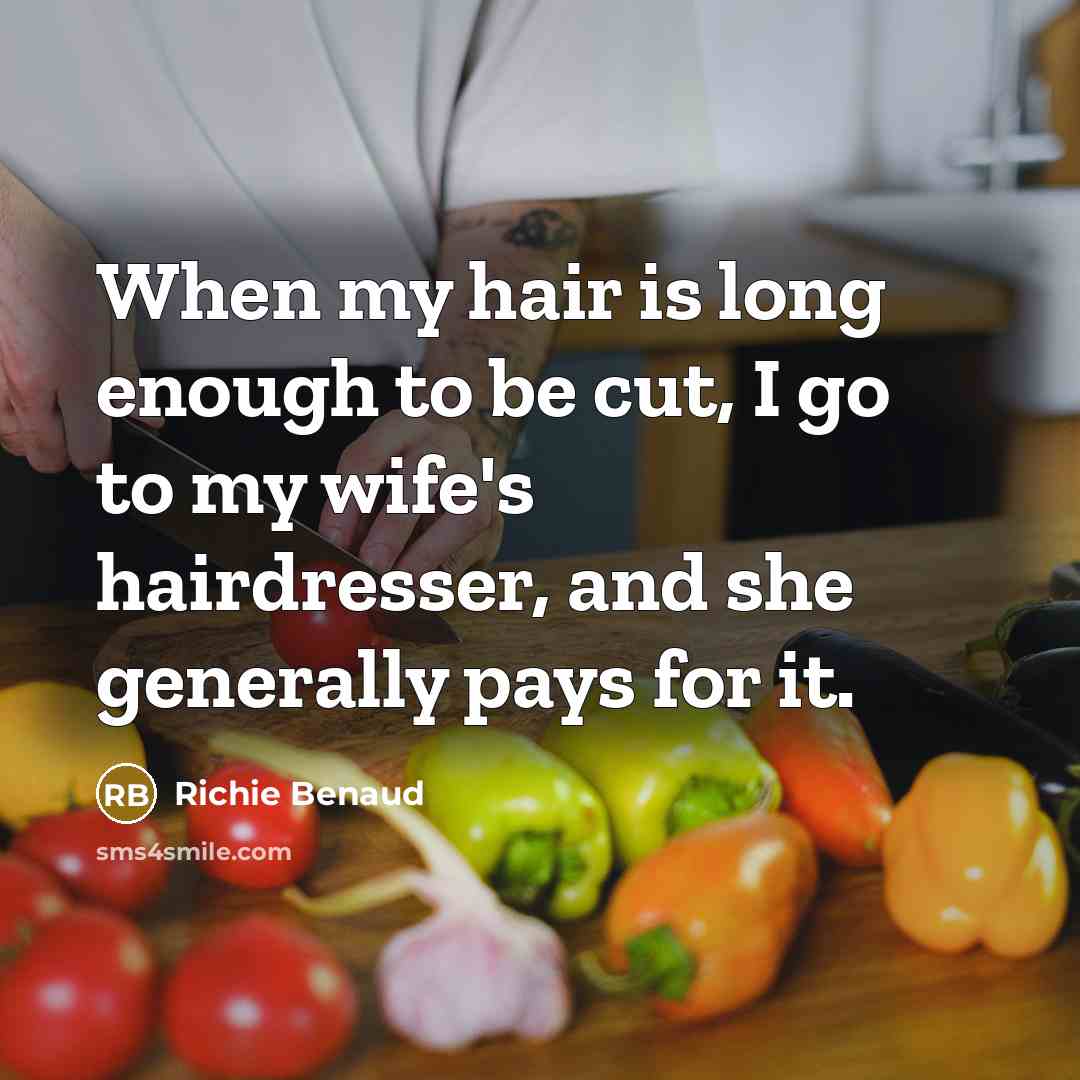“When my hair is long enough to be cut, I…” quote by Richie Benaud