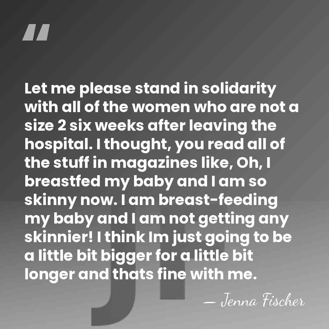 Let me please stand in solidarity with all of the women who&hellip; - Jenna Fischer
