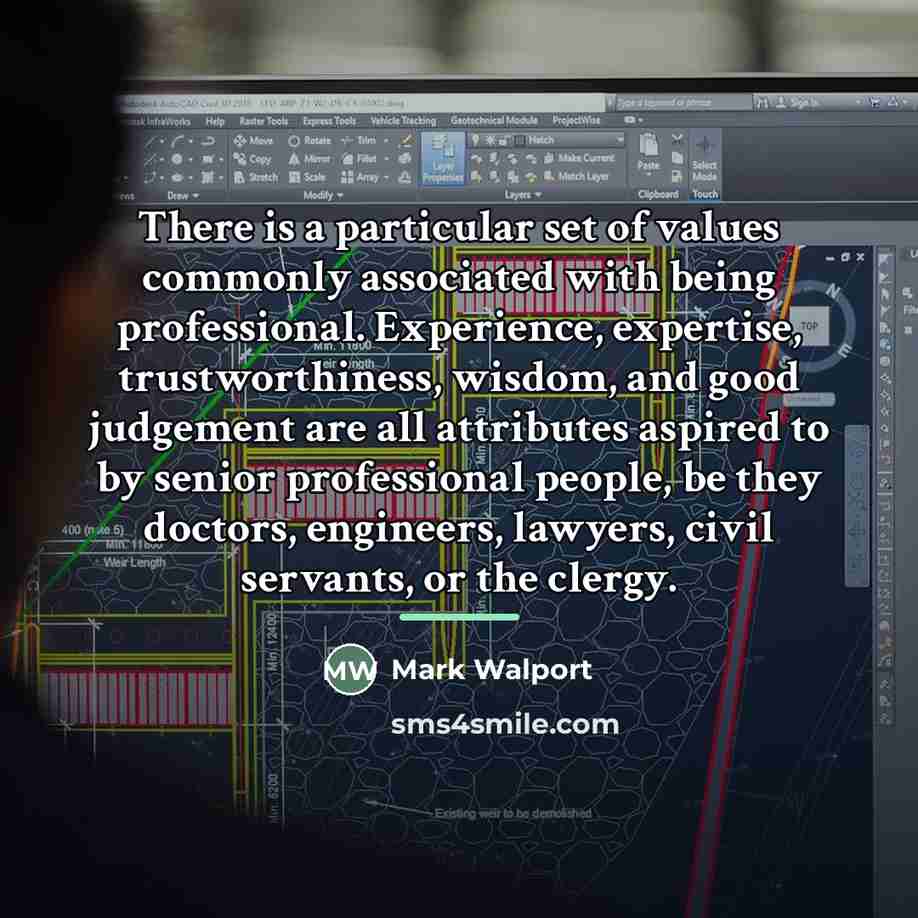 “There is a particular set of values commonly associated with…” quote by Mark Walport