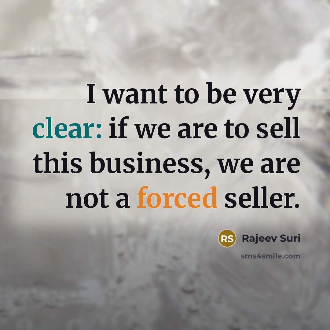“I want to be very clear: if we are to…” quote by Rajeev Suri