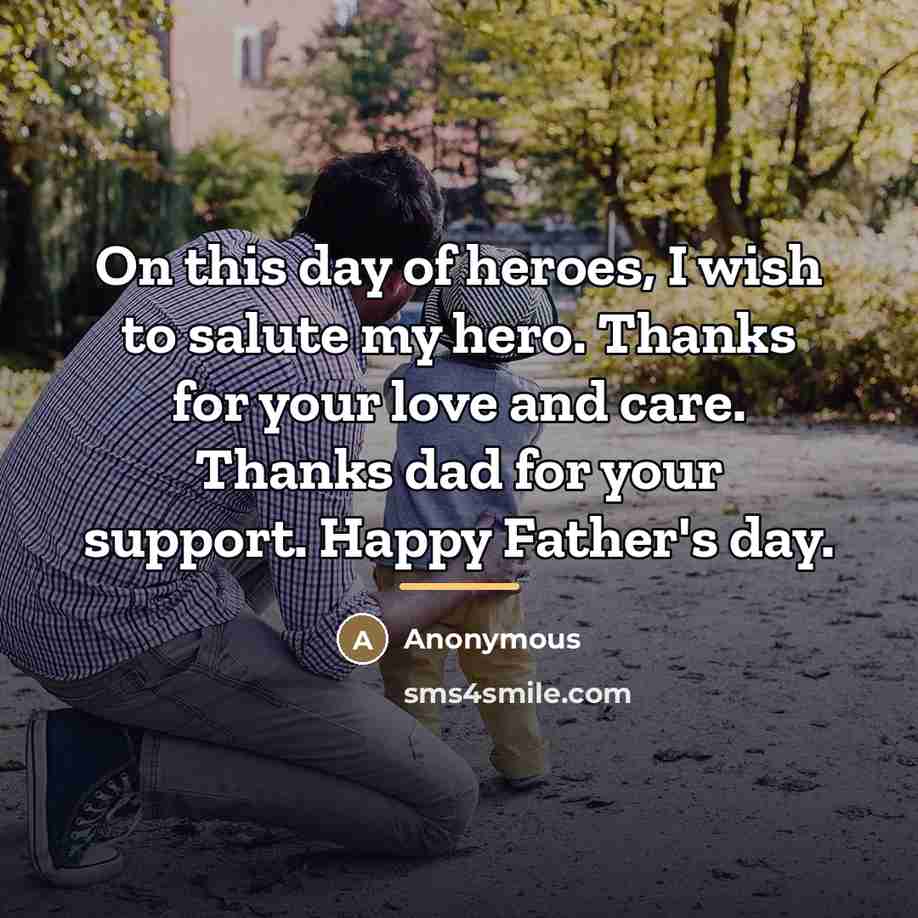 “On this day of heroes, I wish to salute my…” quote by Anonymous