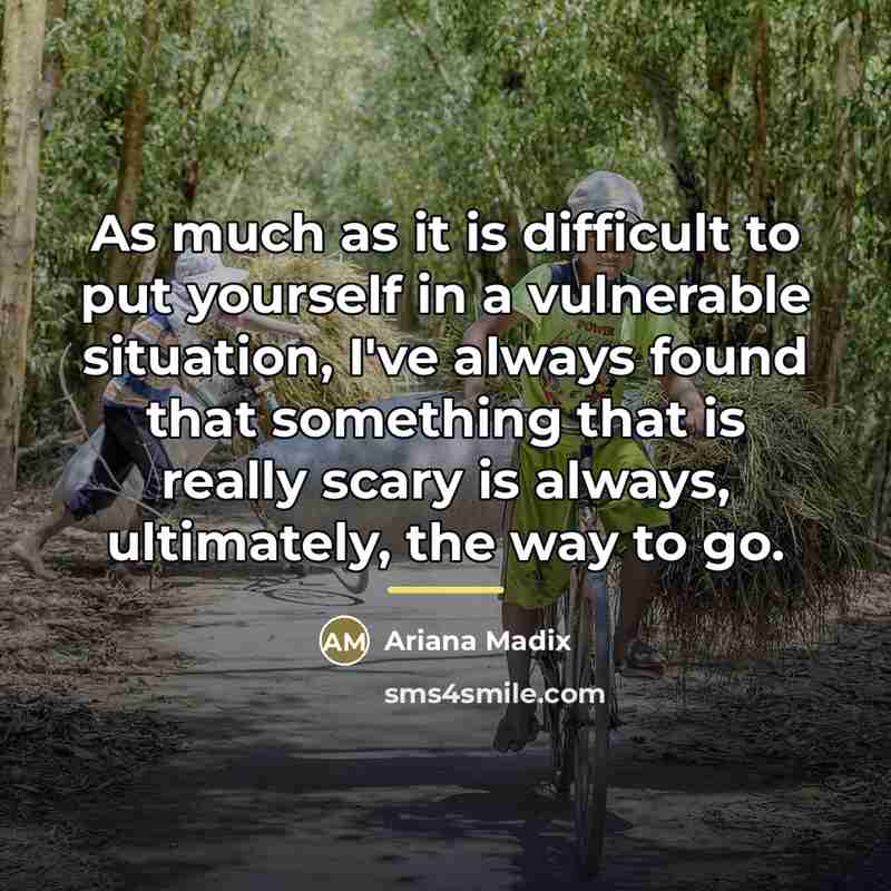 “As much as it is difficult to put yourself in…” quote by Ariana Madix