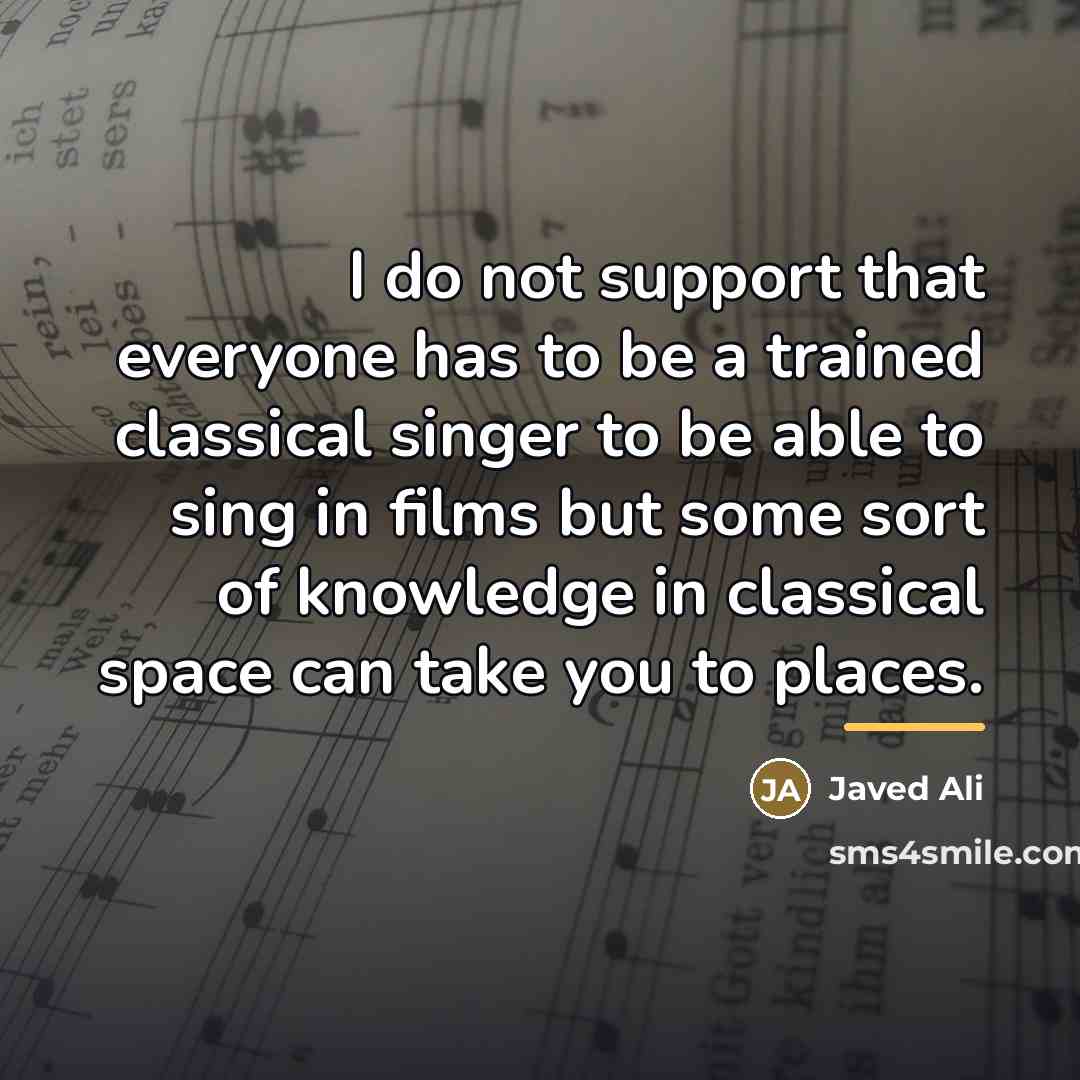 “I do not support that everyone has to be a…” quote by Javed Ali