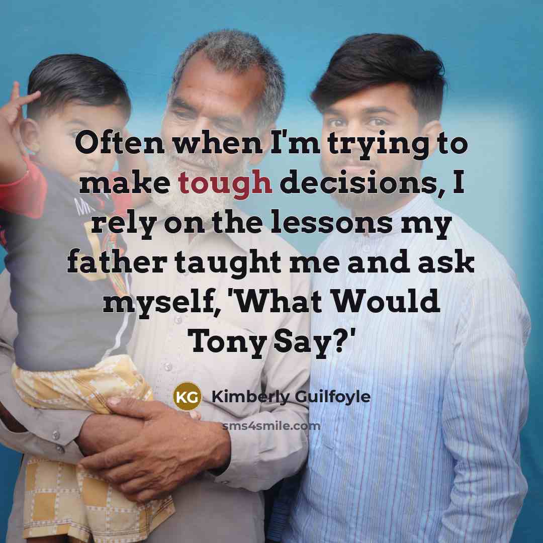 “Often when I'm trying to make tough decisions, I rely…” quote by Kimberly Guilfoyle
