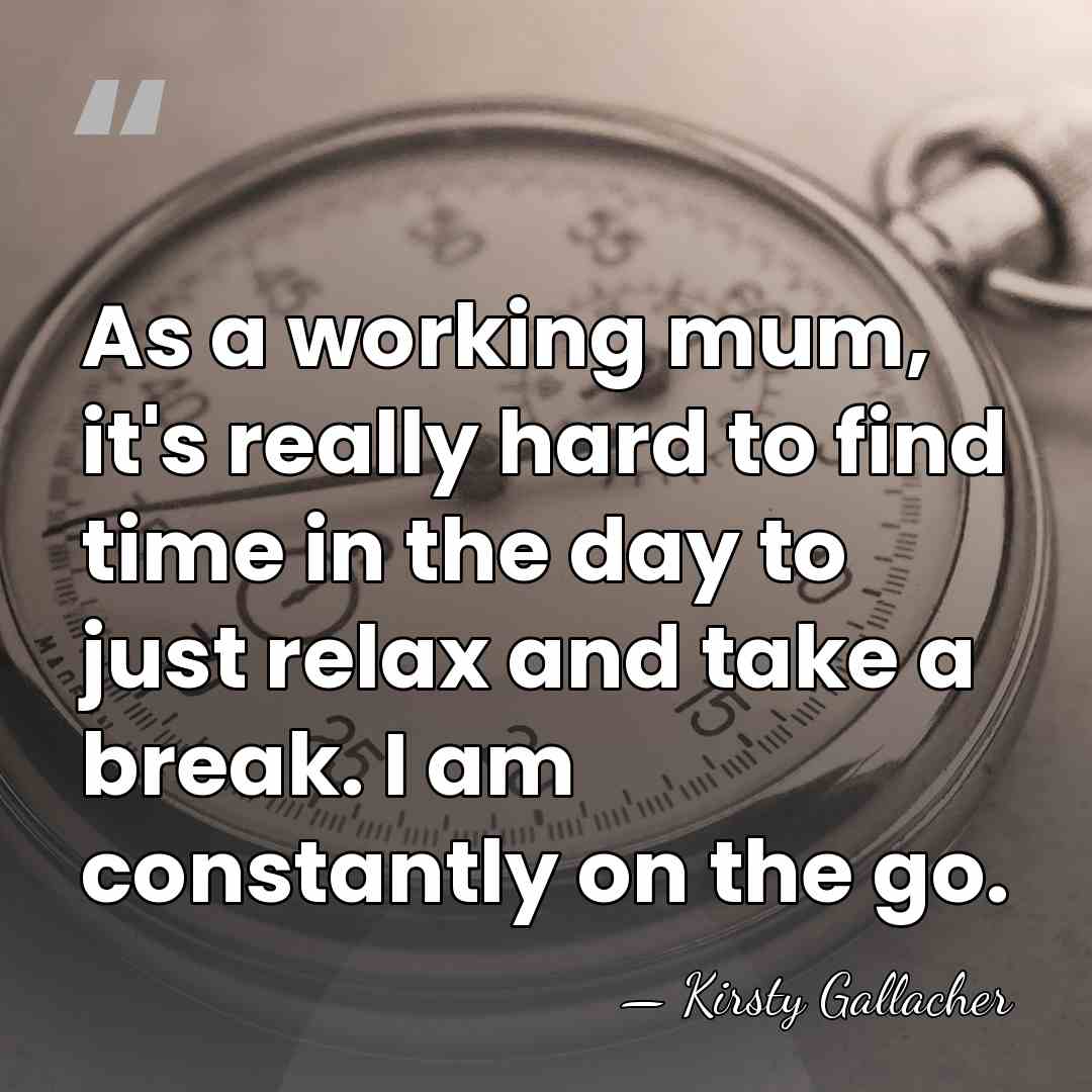 As a working mum, it's really hard to find time in the&hellip; - Kirsty Gallacher