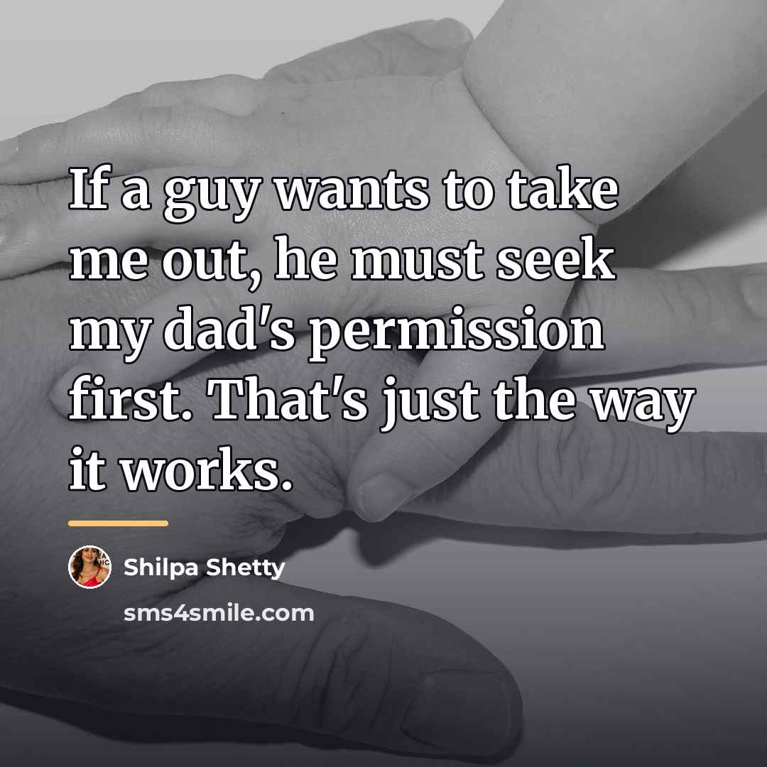 “If a guy wants to take me out, he must…” quote by Shilpa Shetty