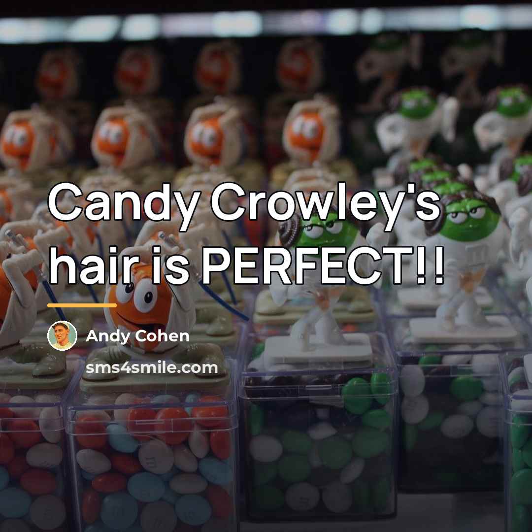 “Candy Crowley's hair is PERFECT!!…” quote by Andy Cohen