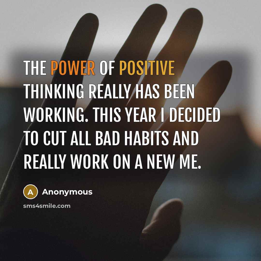 “The power of positive thinking really has been working. This…” quote by Anonymous