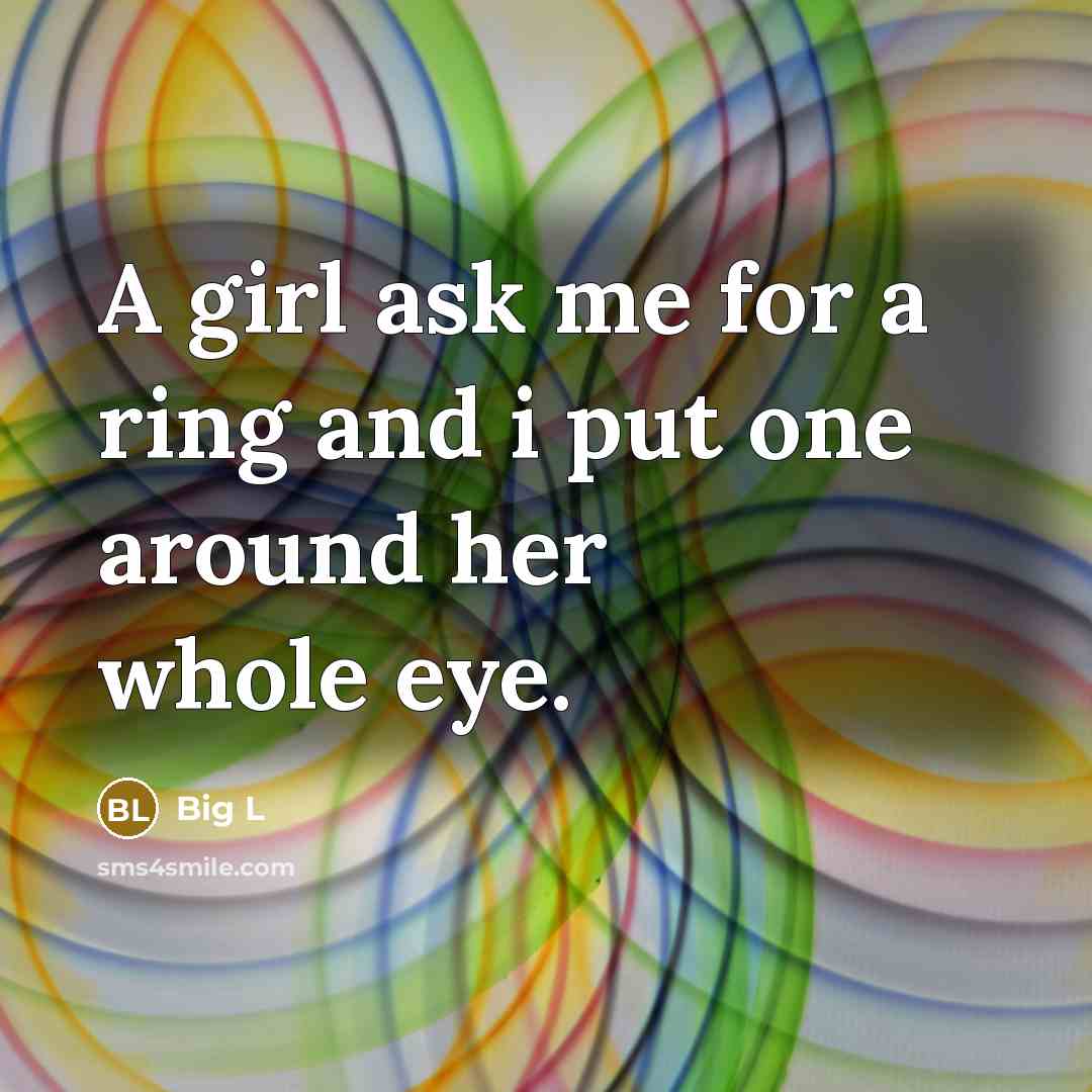 “A girl ask me for a ring and i put…” quote by Big L