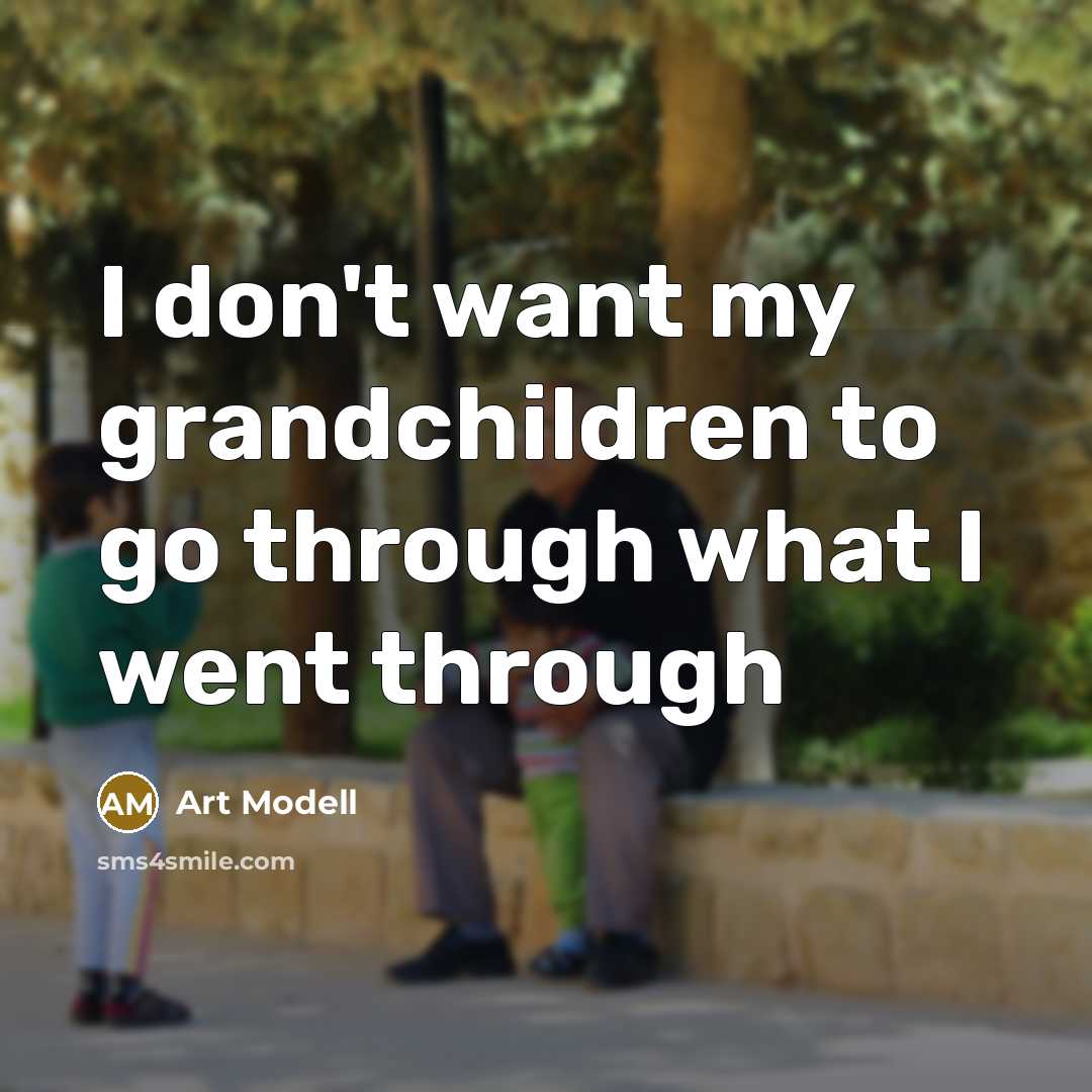 “I don't want my grandchildren to go through what I…” quote by Art Modell