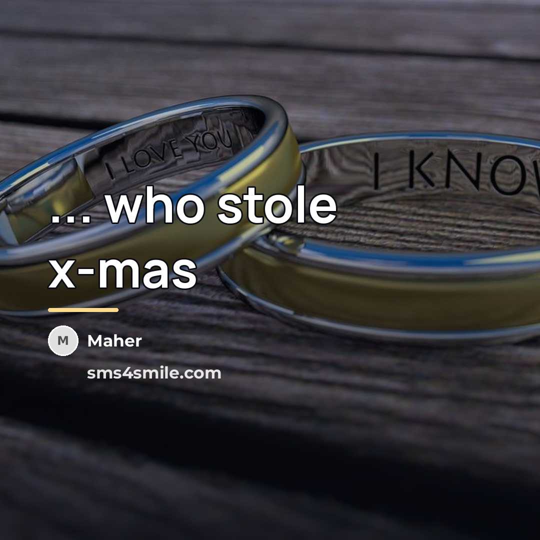 “... who stole x-mas…” quote by Maher