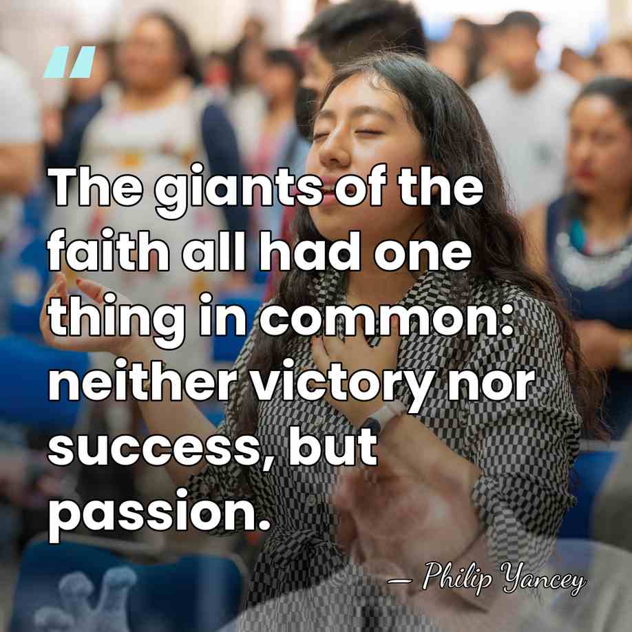 The giants of the faith all had one thing in common: neither&hellip; - Philip Yancey