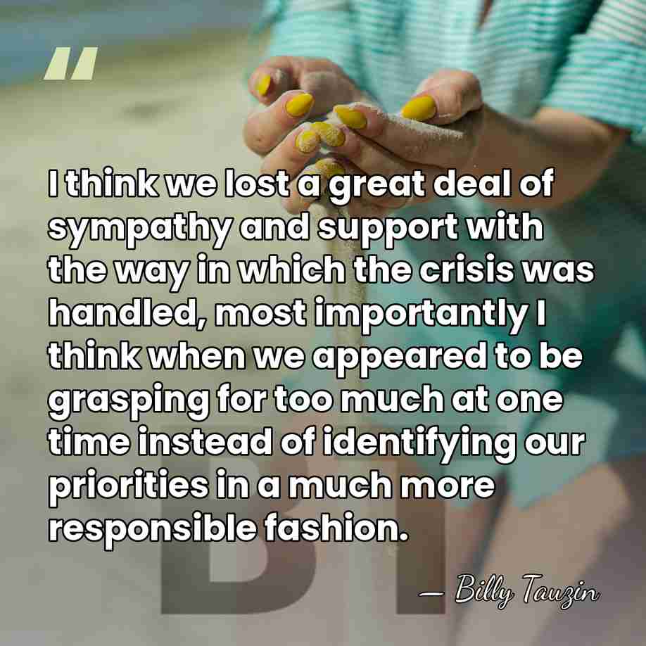 I think we lost a great deal of sympathy and support with&hellip; - Billy Tauzin