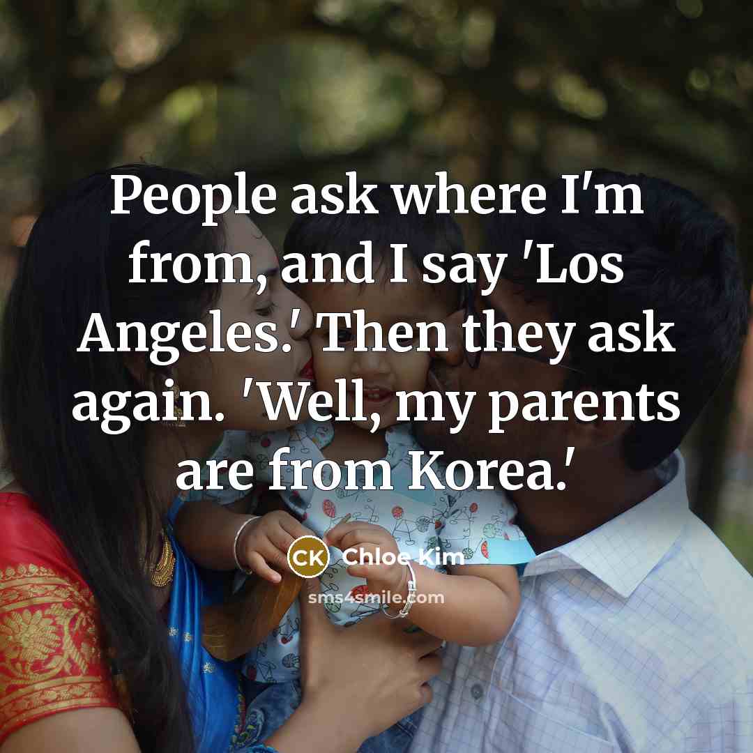 “People ask where I'm from, and I say 'Los Angeles.'…” quote by Chloe Kim
