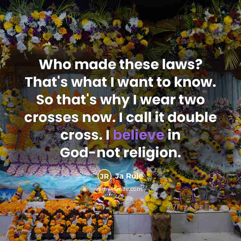 “Who made these laws? That's what I want to know.…” quote by Ja Rule