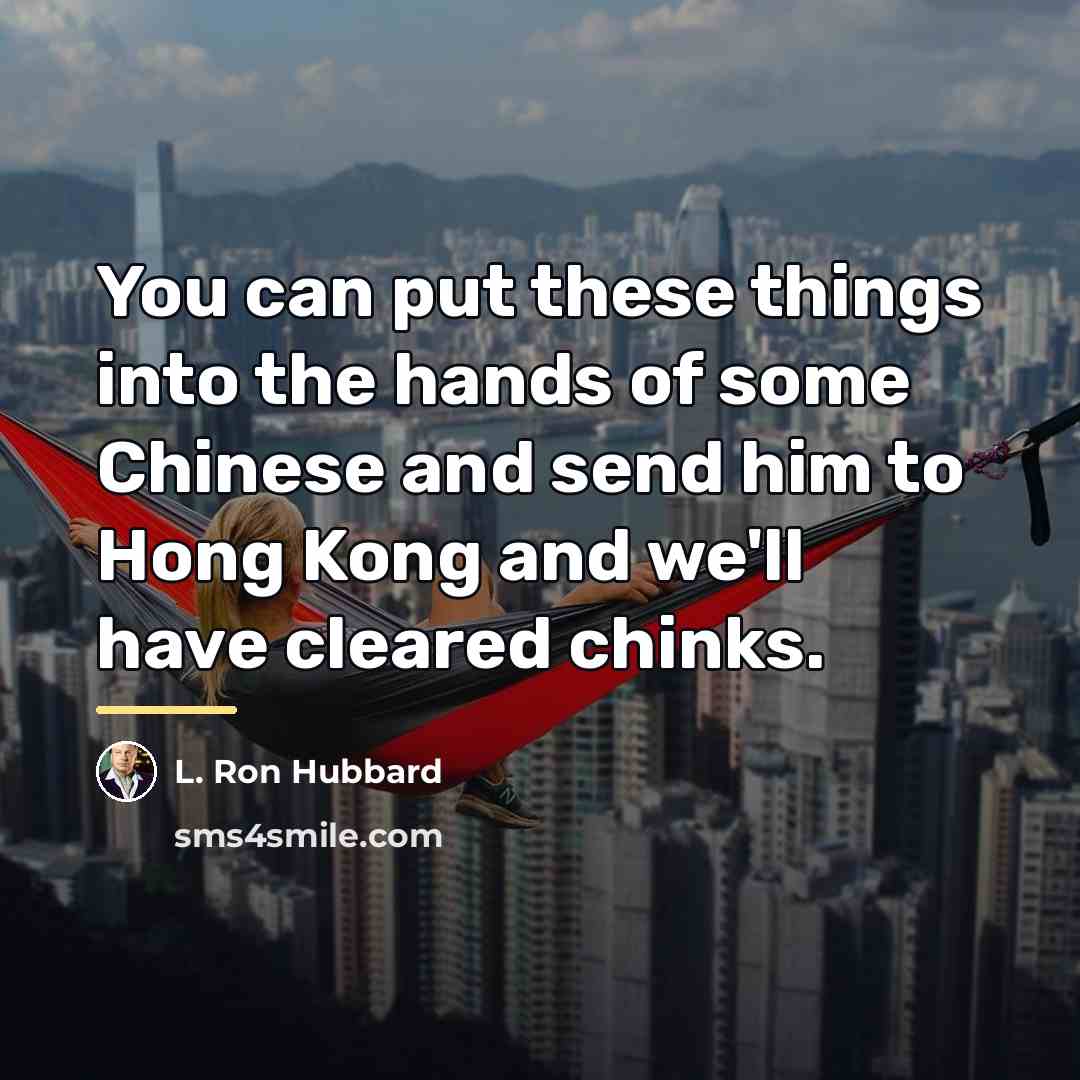 “You can put these things into the hands of some…” quote by L. Ron Hubbard