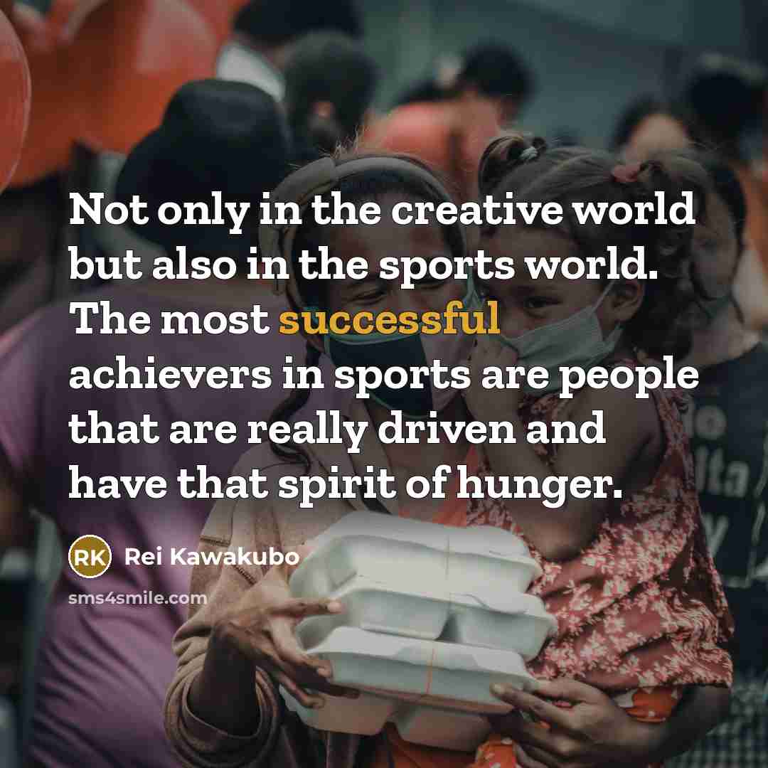 “Not only in the creative world but also in the…” quote by Rei Kawakubo