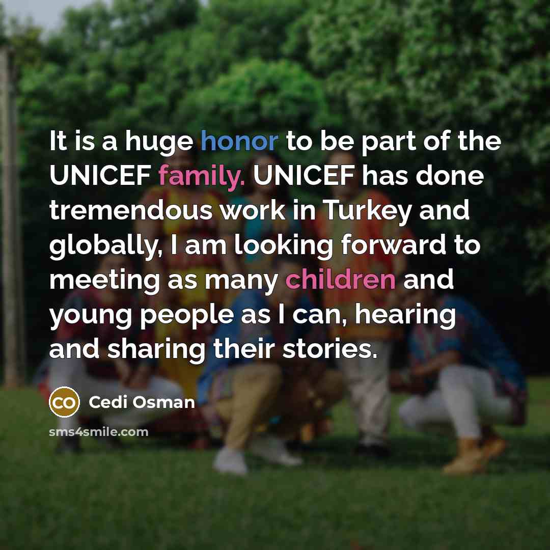 “It is a huge honor to be part of the…” quote by Cedi Osman