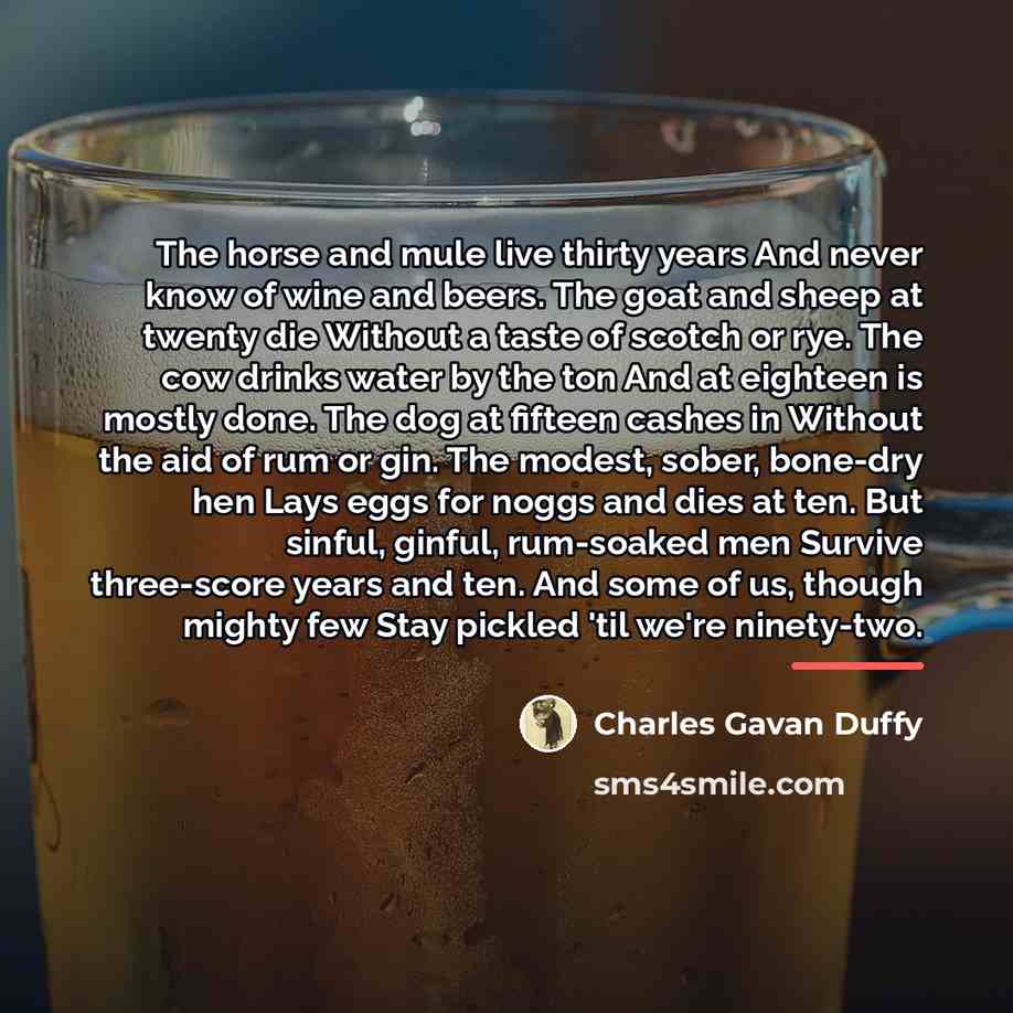 “The horse and mule live thirty years And never know…” quote by Charles Gavan Duffy