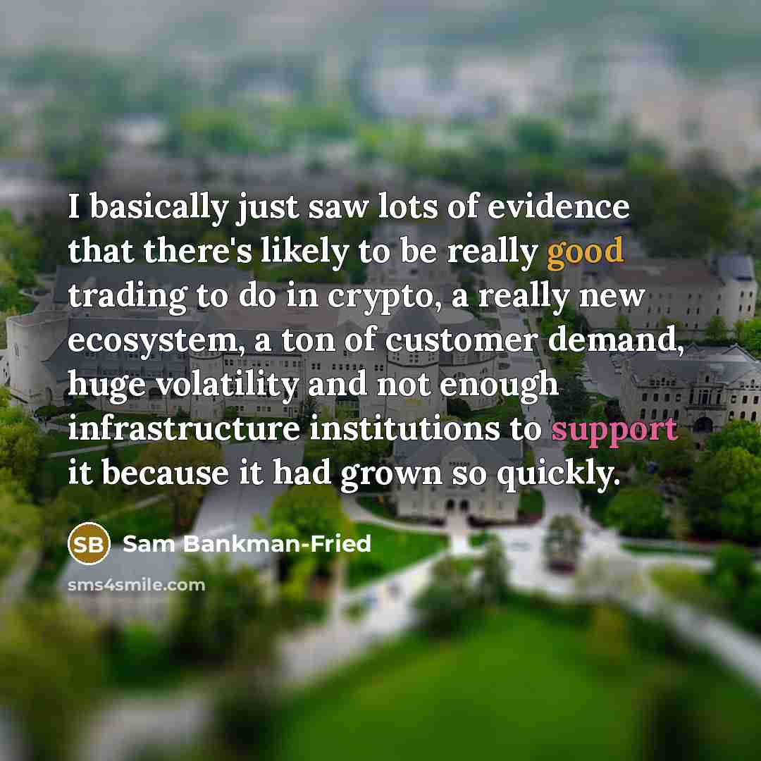 “I basically just saw lots of evidence that there's likely…” quote by Sam Bankman-Fried