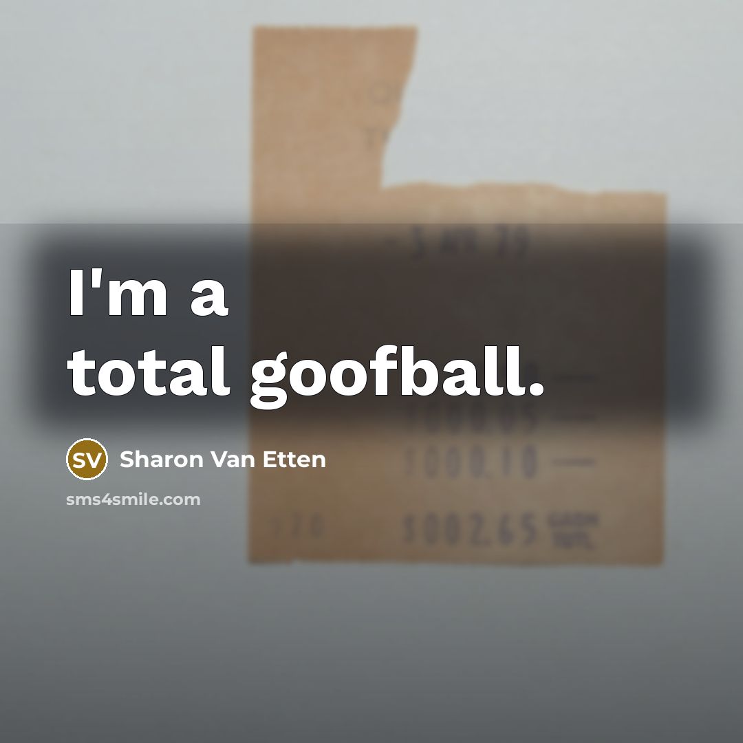 “I'm a total goofball.…” quote by Sharon Van Etten